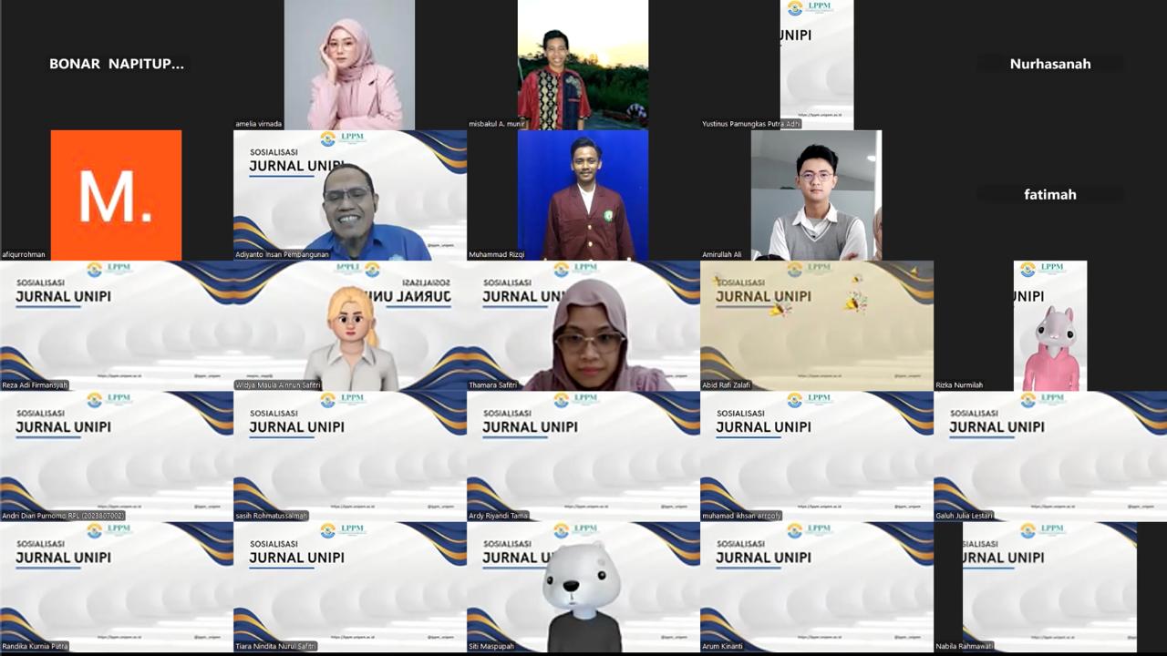 BERITA ACARA SOSIALISASI JURNAL UNIVERSITAS INSAN PEMBANGUNAN INDONESIA